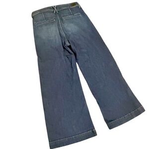 PAIGE Anessa wide leg flat front dark wash high waist premium denim Jeans sz 30